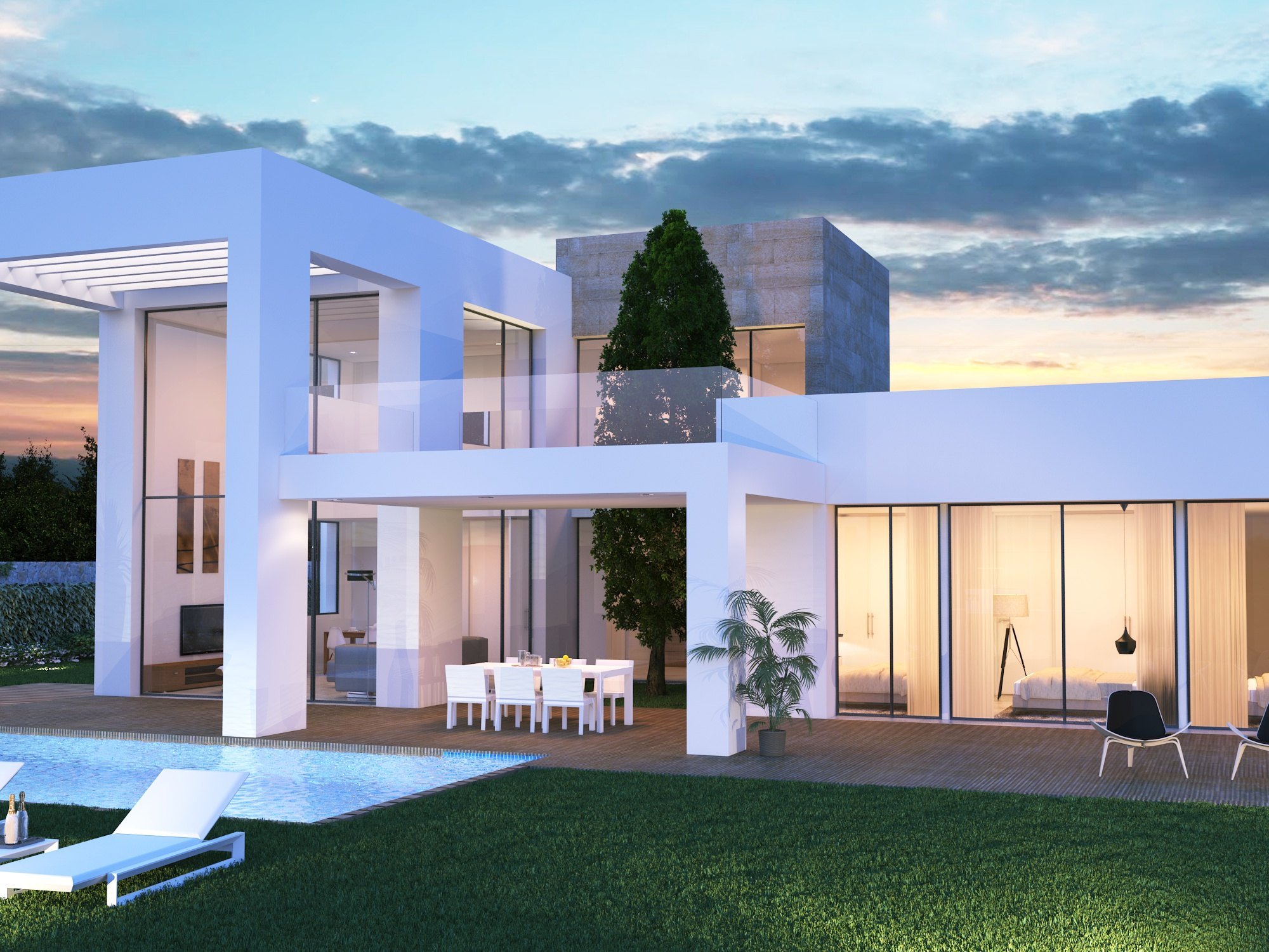 Moderne villa op het project in Javea